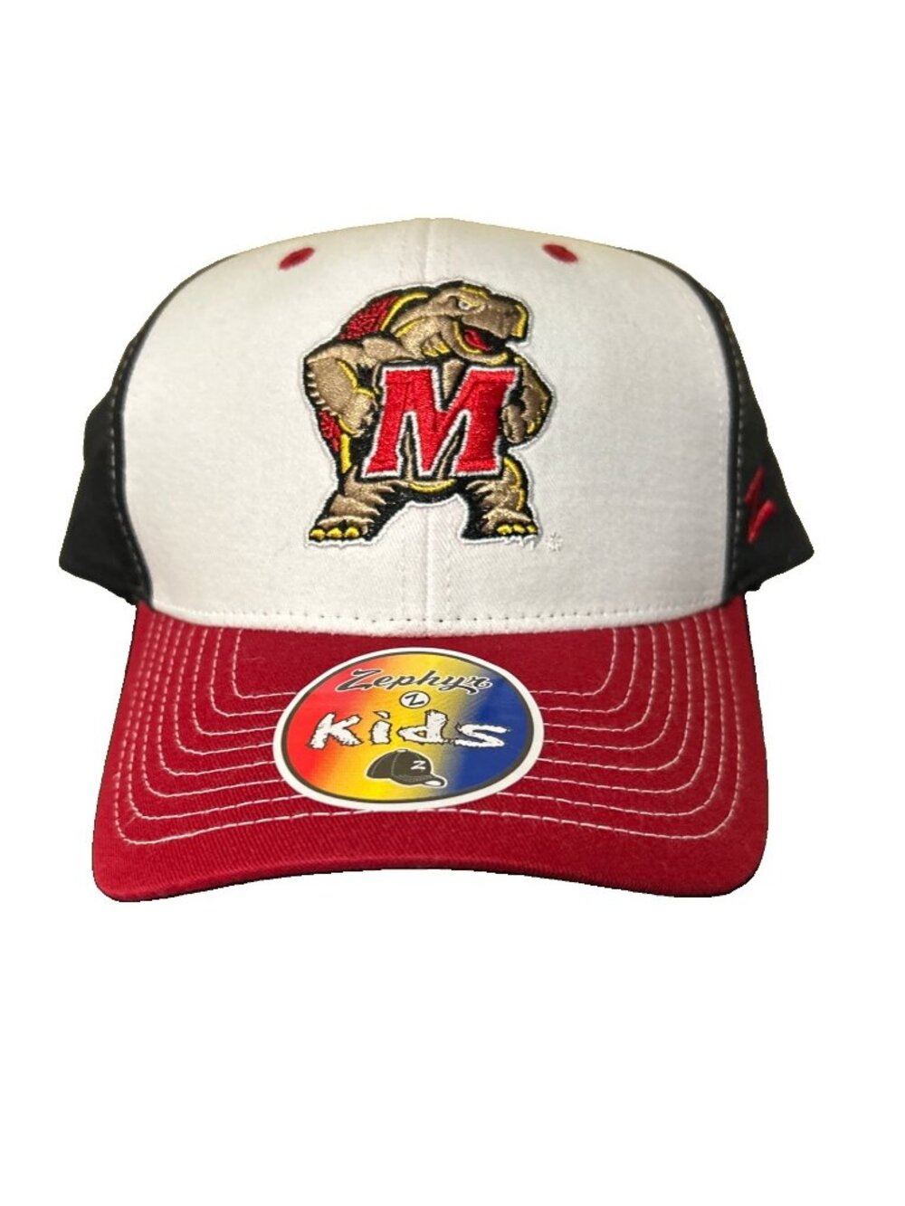 NWT University Of Maryland Zephyr Snapback Hat NCAA Kids child